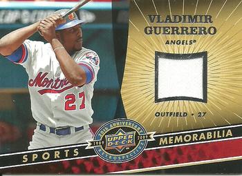 2009 Upper Deck 20th Anniversary - Sports Memorabilia #MLB-VG Vladimir Guerrero Front