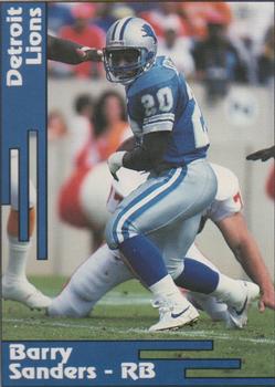 1992 SCD Football, Basketball & Hockey Collector Pocket Price Guide #28 Barry Sanders Front