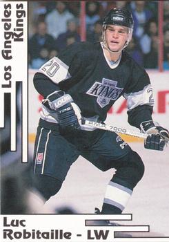 1992 SCD Football, Basketball & Hockey Collector Pocket Price Guide #19 Luc Robitaille Front