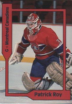 1991 SCD Sports Card Pocket Price Guide FB/BK/HK Collector #7 Patrick Roy Front
