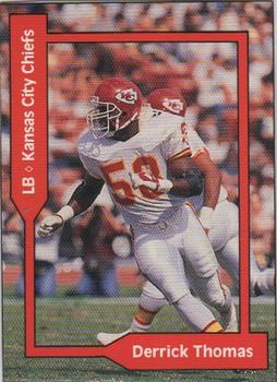 1991 SCD Sports Card Pocket Price Guide FB/BK/HK Collector #14 Derrick Thomas Front
