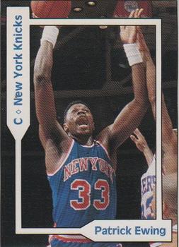 1991 SCD Sports Card Pocket Price Guide FB/BK/HK Collector #21 Patrick Ewing Front