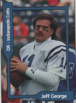 1991 SCD Sports Card Pocket Price Guide FB/BK/HK Collector #29 Jeff George Front