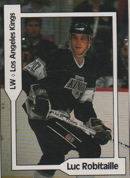 1991 SCD Sports Card Pocket Price Guide FB/BK/HK Collector #35 Luc Robitaille Front