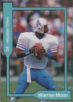 1991 SCD Sports Card Pocket Price Guide FB/BK/HK Collector #42 Warren Moon Front