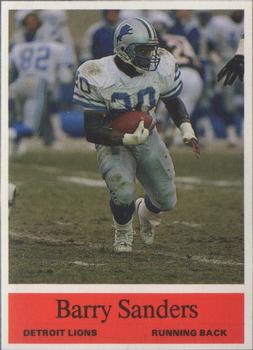 1990 SCD Sports Card Pocket Price Guide #2 Barry Sanders Front