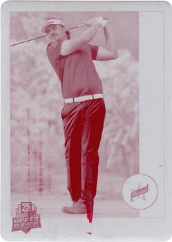 2014 Upper Deck 25th Anniversary - Printing Plates Magenta #142 Victor Dubuisson Front
