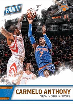 2016 Panini Father's Day #17 Carmelo Anthony Front