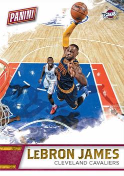 2016 Panini Father's Day #18 LeBron James Front