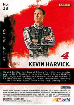 2016 Panini Father's Day #38 Kevin Harvick Back
