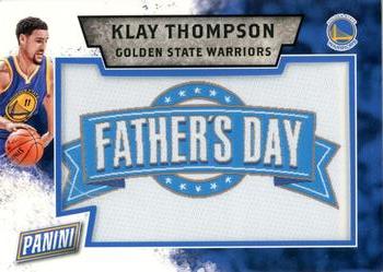 2016 Panini Father's Day - Father's Day Manufactured Patches #4 Klay Thompson Front