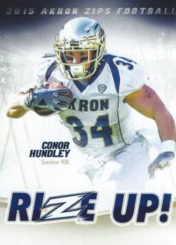 2015-16 Akron Zips Schedule Cards #NNO Conor Hundley Front