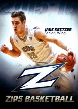 2015-16 Akron Zips Schedule Cards #NNO Jake Kretzer Front