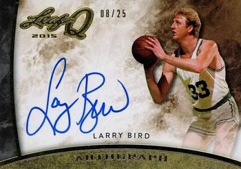 2015 Leaf Q - Autographs Gold #A-LB1 Larry Bird Front