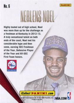 2013 Panini National Sports Collectors Convention - VIP #6 Nerlens Noel Back