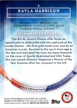 2016 Topps U.S. Olympic & Paralympic Team Hopefuls - Bronze #9 Kayla Harrison Back