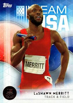 2016 Topps U.S. Olympic & Paralympic Team Hopefuls - Bronze #34 LaShawn Merritt Front