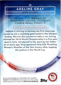 2016 Topps U.S. Olympic & Paralympic Team Hopefuls - Bronze #35 Adeline Gray Back