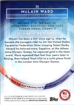 2016 Topps U.S. Olympic & Paralympic Team Hopefuls - Bronze #55 McLain Ward Back