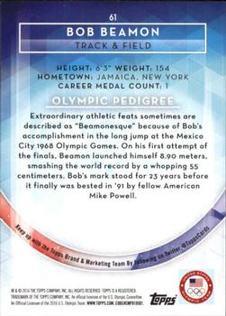 2016 Topps U.S. Olympic & Paralympic Team Hopefuls - Bronze #61 Bob Beamon Back