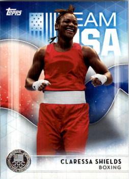 2016 Topps U.S. Olympic & Paralympic Team Hopefuls - Silver #2 Claressa Shields Front