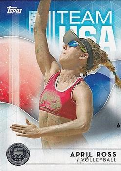 2016 Topps U.S. Olympic & Paralympic Team Hopefuls - Silver #16 April Ross Front