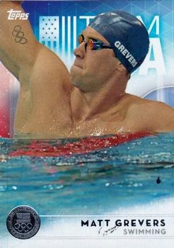 2016 Topps U.S. Olympic & Paralympic Team Hopefuls - Silver #21 Matt Grevers Front