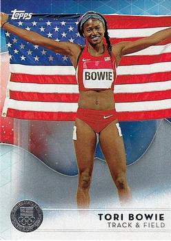 2016 Topps U.S. Olympic & Paralympic Team Hopefuls - Silver #31 Tori Bowie Front