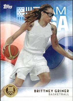 2016 Topps U.S. Olympic & Paralympic Team Hopefuls - Gold #3 Brittney Griner Front