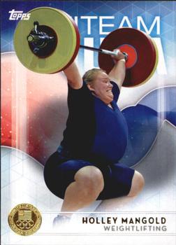 2016 Topps U.S. Olympic & Paralympic Team Hopefuls - Gold #17 Holley Mangold Front