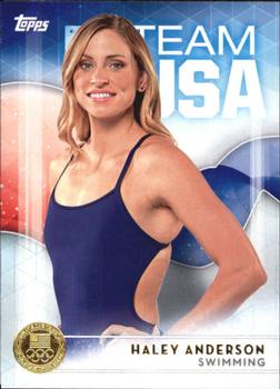 2016 Topps U.S. Olympic & Paralympic Team Hopefuls - Gold #23 Haley Anderson Front