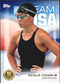 2016 Topps U.S. Olympic & Paralympic Team Hopefuls - Gold #39 Natalie Coughlin Front