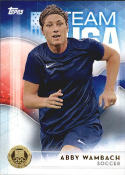 2016 Topps U.S. Olympic & Paralympic Team Hopefuls - Gold #40 Abby Wambach Front