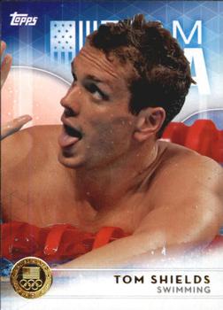 2016 Topps U.S. Olympic & Paralympic Team Hopefuls - Gold #49 Tom Shields Front