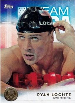 2016 Topps U.S. Olympic & Paralympic Team Hopefuls - Gold #50 Ryan Lochte Front