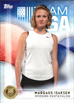 2016 Topps U.S. Olympic & Paralympic Team Hopefuls - Gold #53 Margaux Isaksen Front