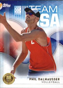 2016 Topps U.S. Olympic & Paralympic Team Hopefuls - Gold #56 Phil Dalhausser Front