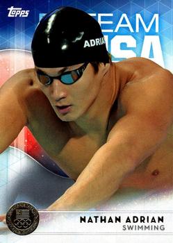 2016 Topps U.S. Olympic & Paralympic Team Hopefuls - Gold #67 Nathan Adrian Front