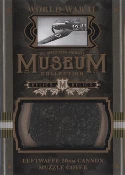 2016 Upper Deck Goodwin Champions - Museum Collection World War II Relics #MC-LMC Luftwaffe 20mm Cannon Muzzle Cover Front