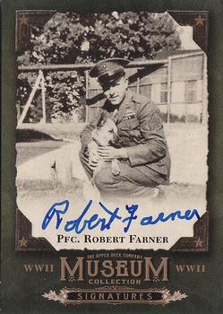 2016 Upper Deck Goodwin Champions - Museum Collection World War II Signatures #MCS-RF Robert Farner Front