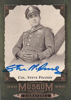 2016 Upper Deck Goodwin Champions - Museum Collection World War II Signatures #MCS-SP Steve Pisanos Front