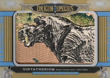 2016 Upper Deck Goodwin Champions - Origin of Species Manufactured Patches #OS210 Uintatherium Front