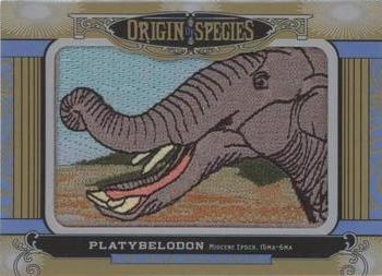 2016 Upper Deck Goodwin Champions - Origin of Species Manufactured Patches #OS219 Platybelodon Front