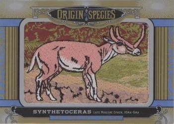 2016 Upper Deck Goodwin Champions - Origin of Species Manufactured Patches #OS222 Synthetoceras Front
