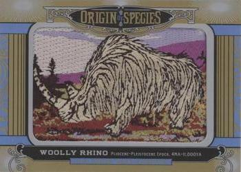 2016 Upper Deck Goodwin Champions - Origin of Species Manufactured Patches #OS240 Woolly Rhino Front