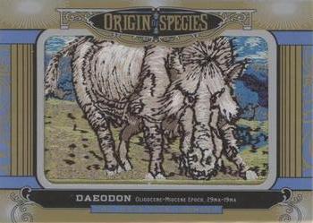 2016 Upper Deck Goodwin Champions - Origin of Species Manufactured Patches #OS249 Daeodon Front