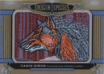 2016 Upper Deck Goodwin Champions - Origin of Species Manufactured Patches #OS255 Canis Dirus Front
