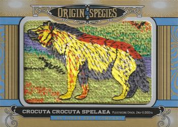 2016 Upper Deck Goodwin Champions - Origin of Species Manufactured Patches #OS256 Crocuta Crocuta Spelaea Front