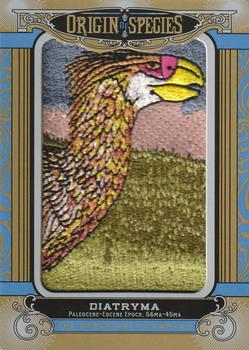 2016 Upper Deck Goodwin Champions - Origin of Species Manufactured Patches #OS267 Diatryma Front