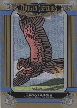 2016 Upper Deck Goodwin Champions - Origin of Species Manufactured Patches #OS275 Teratornis Front